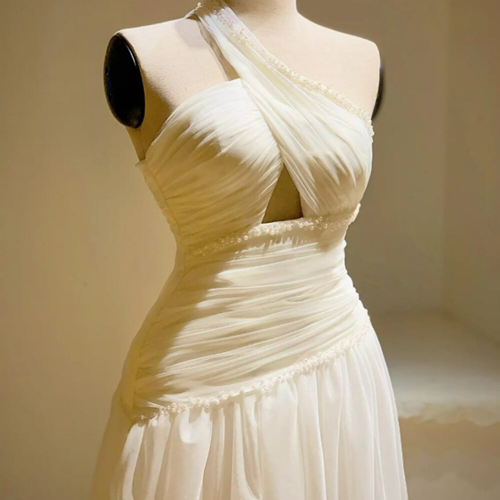 SouliaDream / White Goddess Dress / Women's Large - Picture 2 of 10